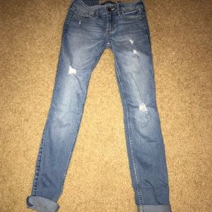 Hollister Distressed Super Skinny Jeans